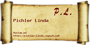 Pichler Linda névjegykártya